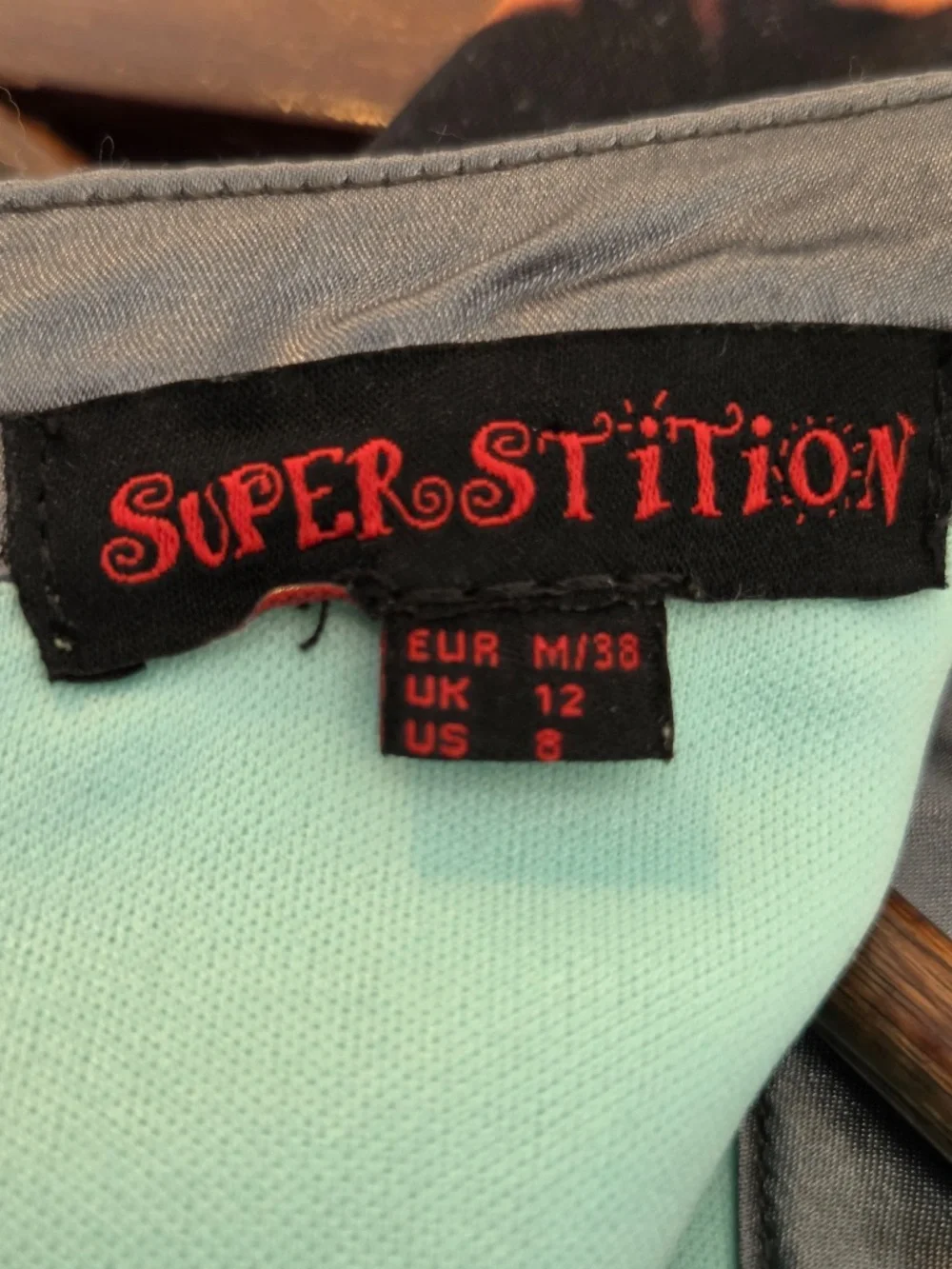 Pansy floral dress 8 sleeveless fit/flare key hole neck satin trim event summer - Picture 10 of 12